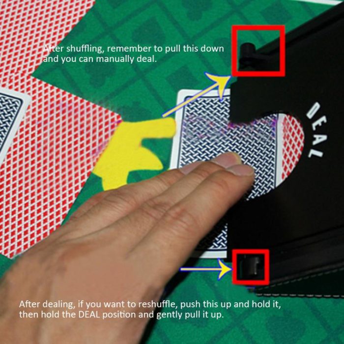 Royaleva Card Shuffling Machine Electric Device Easy Use