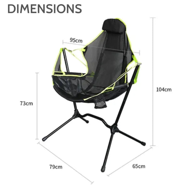 Royaleva Luxury Reclining Camping Chair for Ultimate Comfort