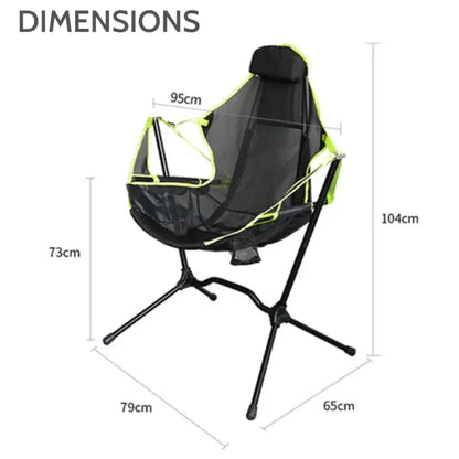 Royaleva Luxury Reclining Camping Chair for Ultimate Comfort