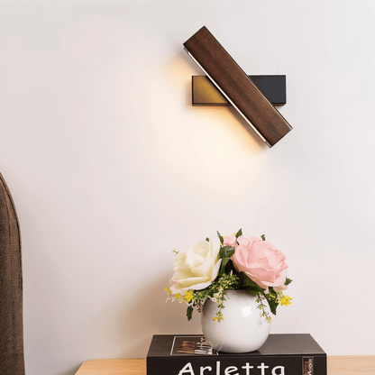 360° Swiveling Wooden Wall Light 4