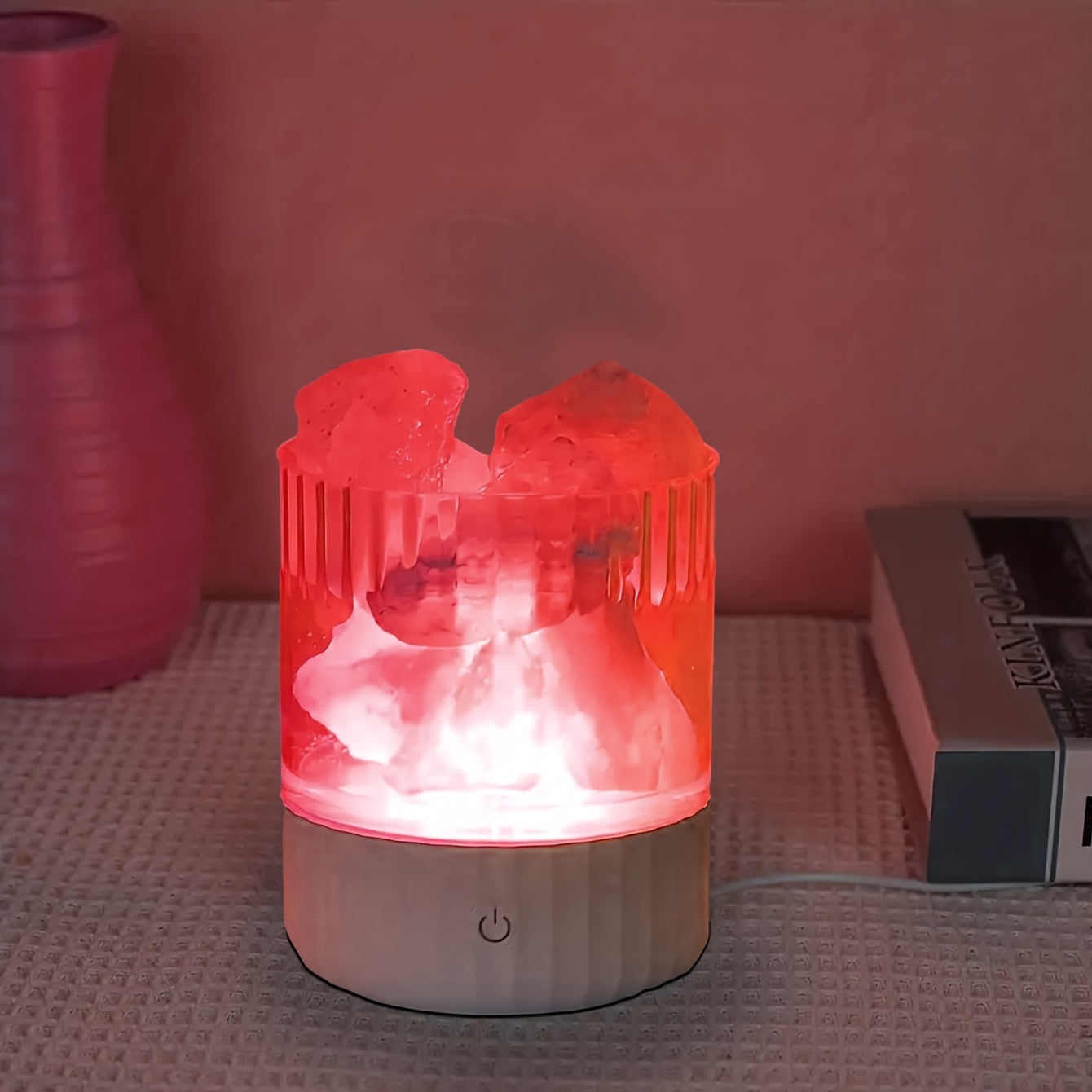 Himalayan Salt Lamp - Soft, Cozy Color-Changing Night Light for Romantic Ambiance - Default Title