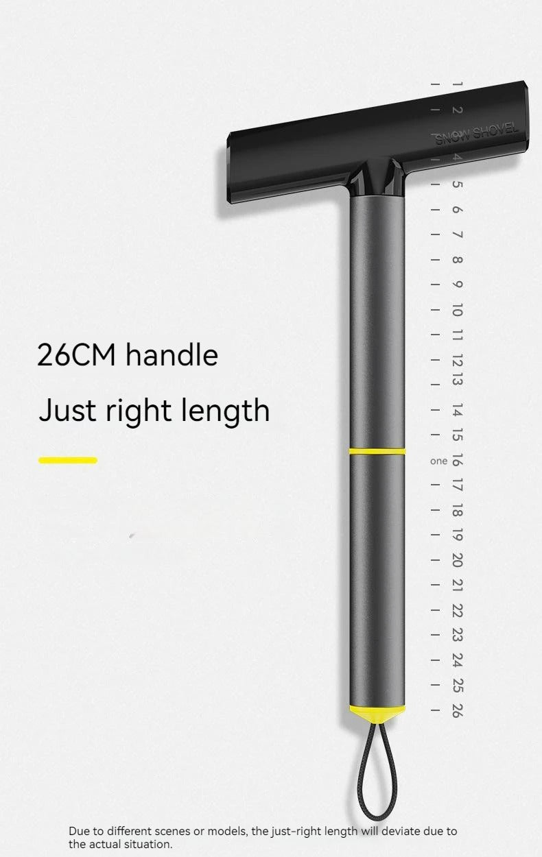 Royaleva Ice Scraper For Car With Dual-Action Snow Tool