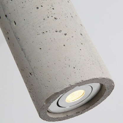 Royaleva Modern Concrete Pendant Light, Industrial Contemporary Ceiling Fixture
