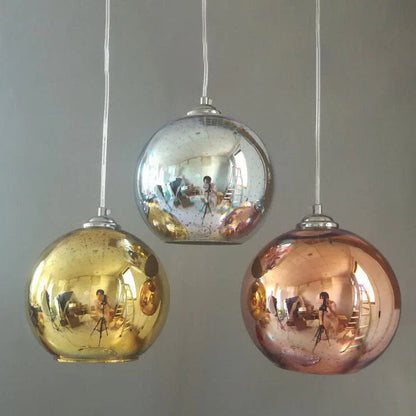 3D Firework Glass Pendant Light 4