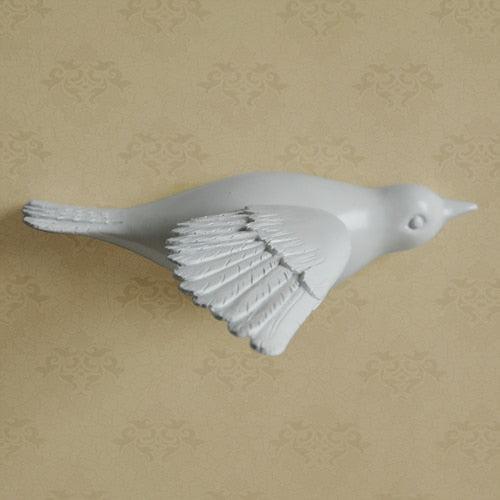 RoyaleGlow 3D Flying Bird Wall Art Set - Elegant Resin Sculptures for Home Decor-Royale Basic