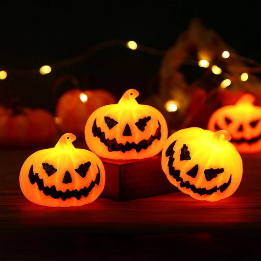 3Pack Fairy Light, LED Pumpkin Decorative Lights, Battery Operated Table Lamp, for Haunted House Cosplay Gift Party Decor 1