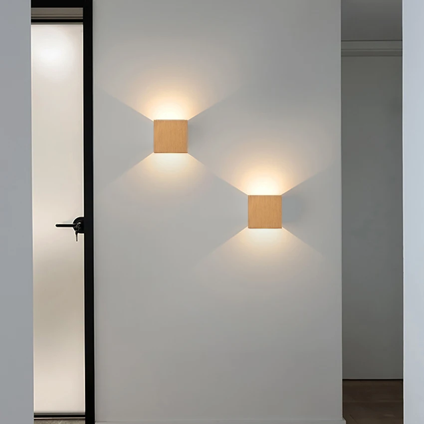 Lumora Nordic Led Wall Light Minimalist Warm Glow Wall Lamp For Living Rooms And Hallways