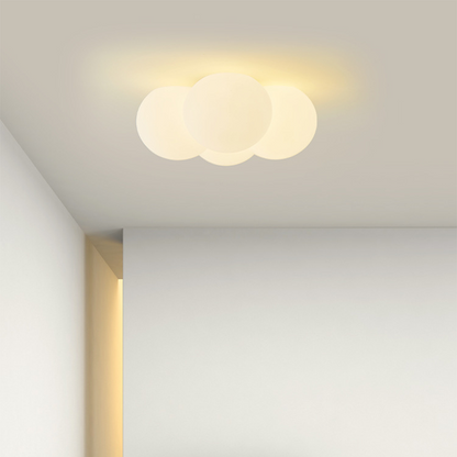 Royallure Cloud Bubbles Ceiling Light - Elegant LED Fixture for Home Décor - Flush Mount Ceiling / White / D42*H20CM