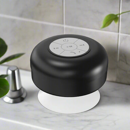 Luxora Waterproof Bluetooth Shower Speaker with Suction Cup
