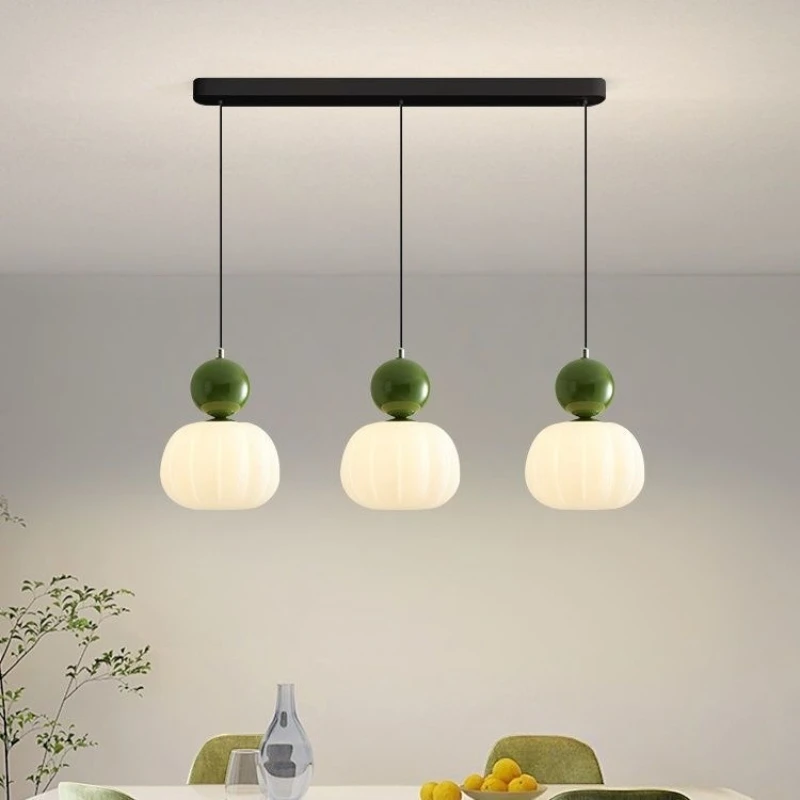 RoyaleGlow Cream Bauhaus Style Art Deco Glass Pendant Light for Modern Spaces