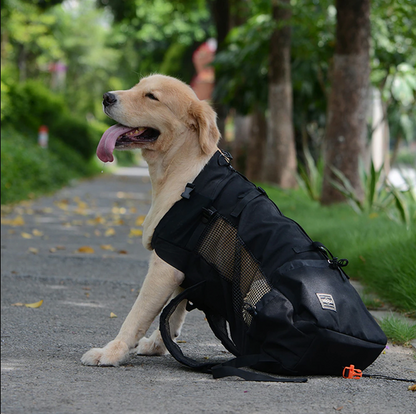 Luxora Dog Backpack Sack Carrier for Hiking and Travel