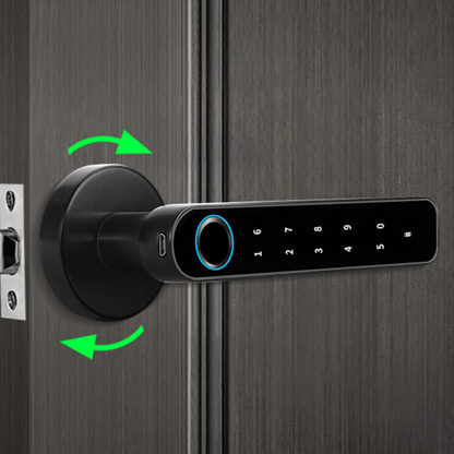 RoyaleGlow Smart Electronic Mobile App Controlled Bluetooth Fingerprint Door Lock