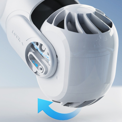 Luxora Wearable Rechargeable Summer Travel Neck Cooling Fan