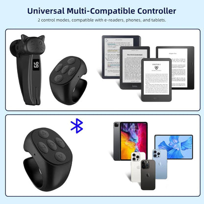 RoyaleGlow Hands-Free Bluetooth Page Turner for E-Readers & Tablets