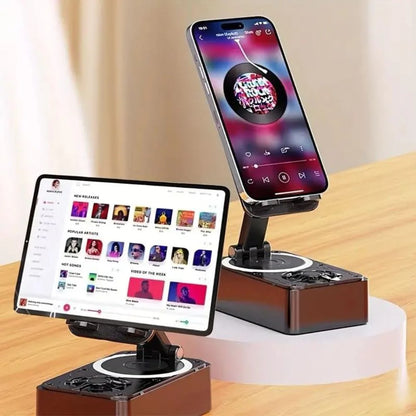 Royaleva 4-in-1 Phone Stand with Bluetooth Speaker