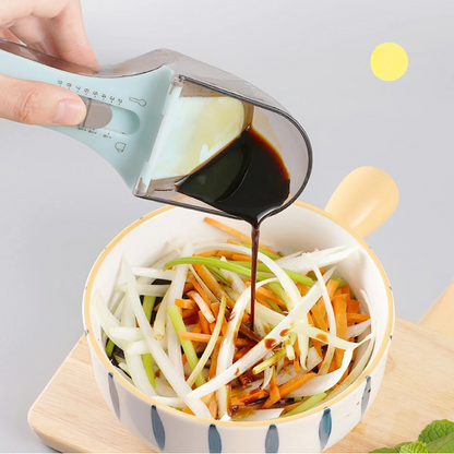 Royaleva 2Pcs Adjustable Measuring Cup And Measuring Spoon
