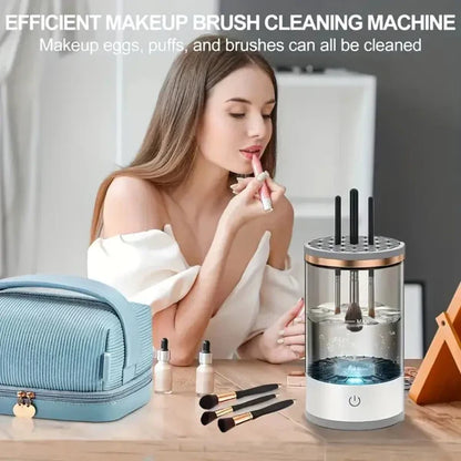 RoyaleGlow Automatic Electric Makeup Brush Cleaner