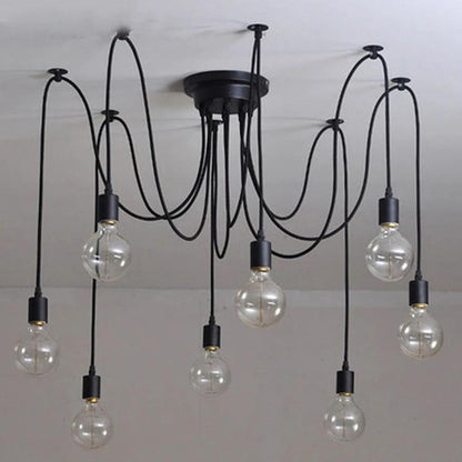 RoyaleGlow Industrial Vintage Pendant Chandelier for Home Decor
