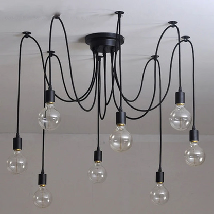 RoyaleGlow Industrial Vintage Pendant Chandelier for Home Decor