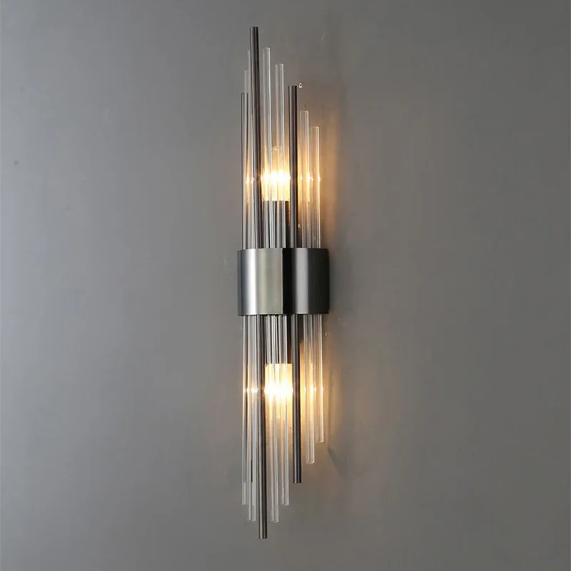 Royaleva Modern Gold Crystal Wall Sconce Lamp - Nordic Luxury Bedroom Wall Lighting