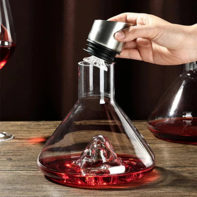 Luxora 1500ml Wine Decanter with Aerator for Flavor Enhancement