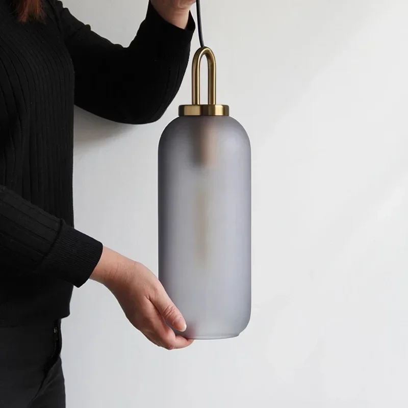 Royelux Modern Glass Pendant Light Hanging Kitchen Fixture