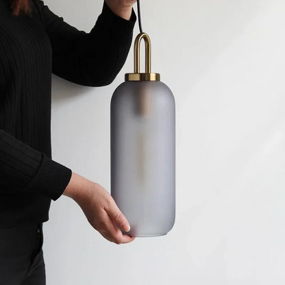 Royelux Modern Glass Pendant Light Hanging Kitchen Fixture
