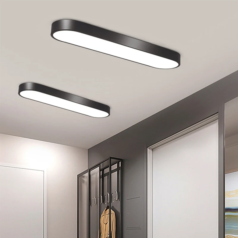 RoyaleGlow 26 Inch Modern Oval LED Flush Mount Ceiling Light for Living Spaces