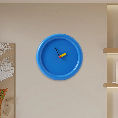 Royaleva Playful Modern Wall Clock, Bold Colorful Round Design For Creative Homes