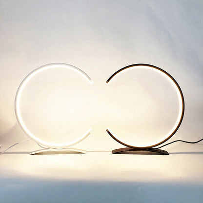 3/4 Circle Lamp Touch LED Modern Accent Table Lamp 1