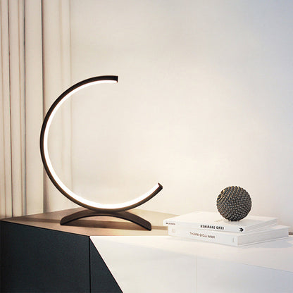 3/4 Circle Lamp Touch LED Modern Accent Table Lamp 2