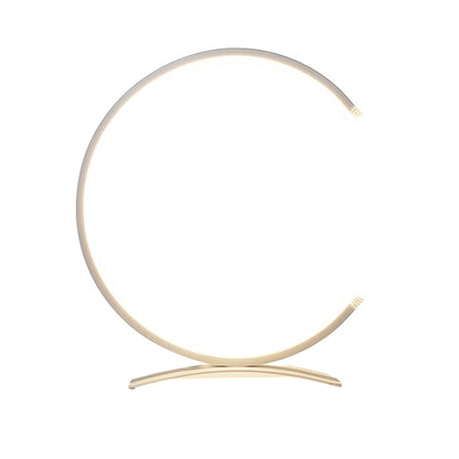 3/4 Circle Lamp Touch LED Modern Accent Table Lamp 5