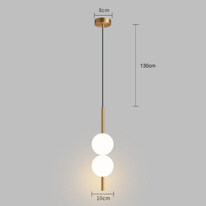 LuxRoyale Modern Minimalist Pendant Light - Hanging Lamp  for Restaurant,  Bedroom, Dining