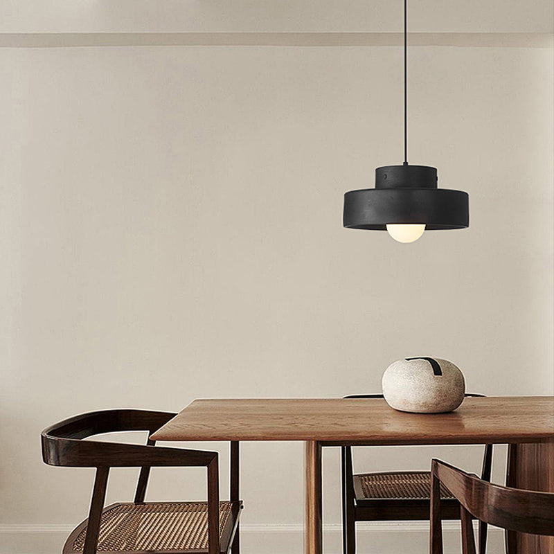LuxRoyale Modern LED Pendant Light Fixture with Frosted Diffuser