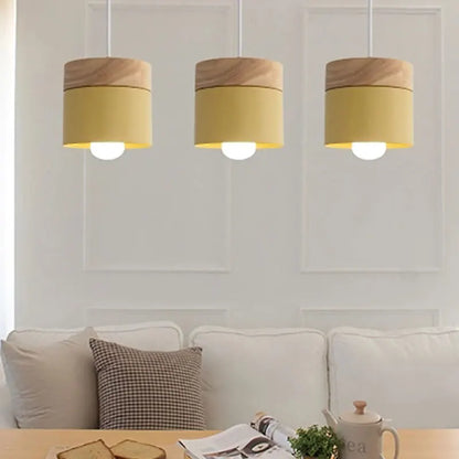 LuxRoyale Modern Wooden Pendant Light with Elegant Ambient Glow