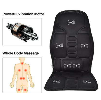 Royaleva Heated Massage Chair Pad with 7 Settings