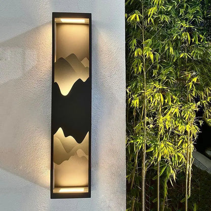RoyaleGlow Modern Outdoor Wall Sconce Light-Nordic Garden Patio Fixture