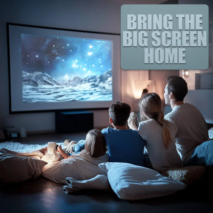Royaleva Mini Portable Projector – Ultra HD for Home Cinema