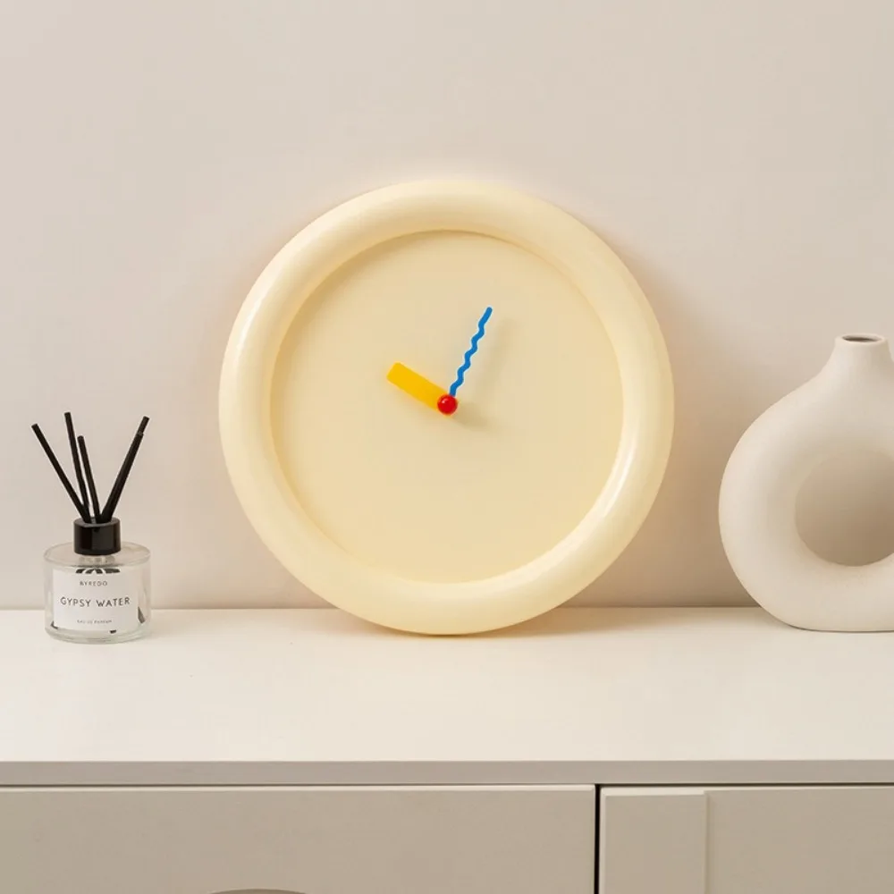 Royaleva Playful Modern Wall Clock, Bold Colorful Round Design For Creative Homes