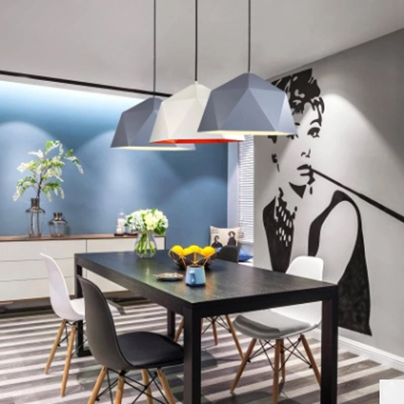Lumora Modern Geometric Pendant Light for Kitchen Island Living Room Decor