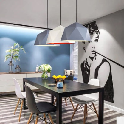 Lumora Modern Geometric Pendant Light for Kitchen Island Living Room Decor