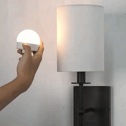 Rayvia Wireless Wall Sconces – Remote Control, Dimmable LED, Rechargeable, No Wiring Needed