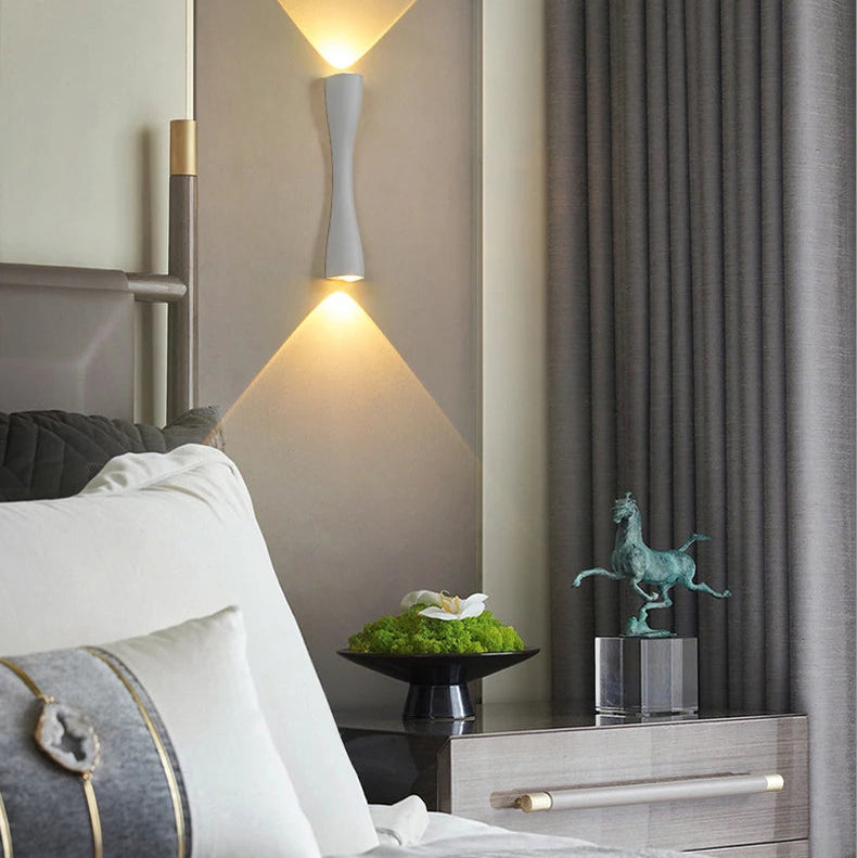 Royelux IP65 Waterproof Modern LED Wall Sconce Light, Minimalist Contemporary Design