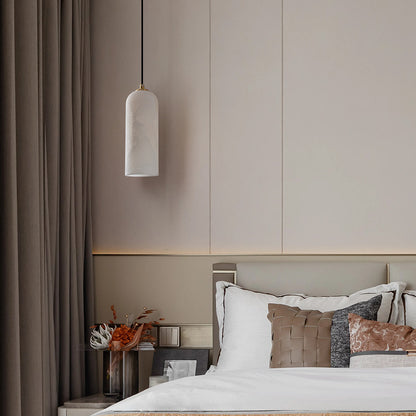 RoyaleGlow Modern Alabaster Wall Sconce - Brass LED Wall Light for Bedroom & Hallway