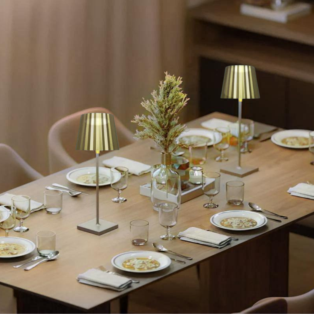 Royaleva Elegant LED Table Lamp - Sleek Design with Warm Ambient Glow - 1 Lamp