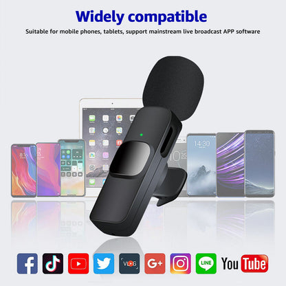 Luxora Lavalier Microphone Wireless Plug and Play System