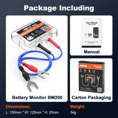 Luxora Car Battery Tester with Bluetooth Monitoring Tool
