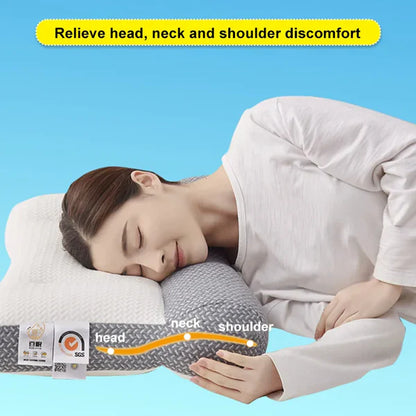 Luxora Orthopedic Neck Pillow For Sleeping Comfort Relief