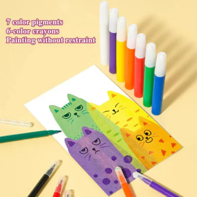 LuxRoyale Kids Squeegee Art Kit for Creative Play