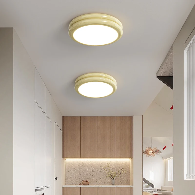 Royaleva Modern Round Double-Layered LED Flush Mount Ceiling Light